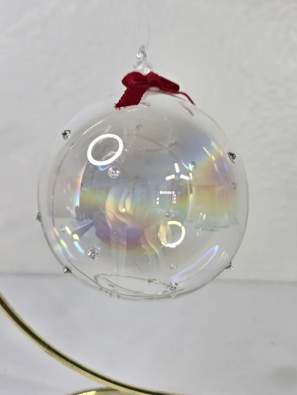 Vintage Nordstrom Crystal Pegasus Ornament Rare Collectible Christmas Holiday